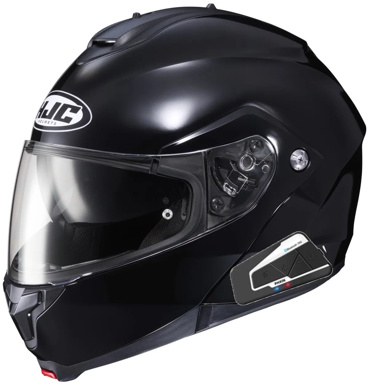 HJC C91 Modular Helmet T9S Bluetooth Headset Gloss Black