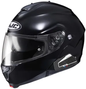 HJC C91 Modular Helmet T9S Bluetooth Headset Gloss Black