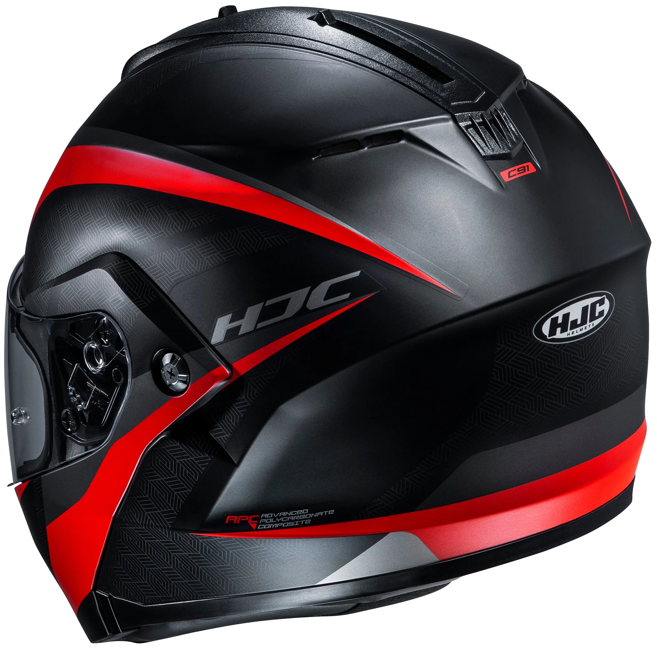HJC C91 Modular Helmet Taly Graphic MC1 Red