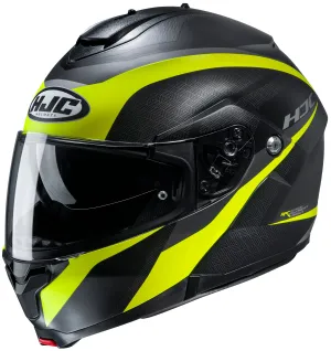 HJC C91 Modular Helmet Taly Graphic MC3 Hi Vis