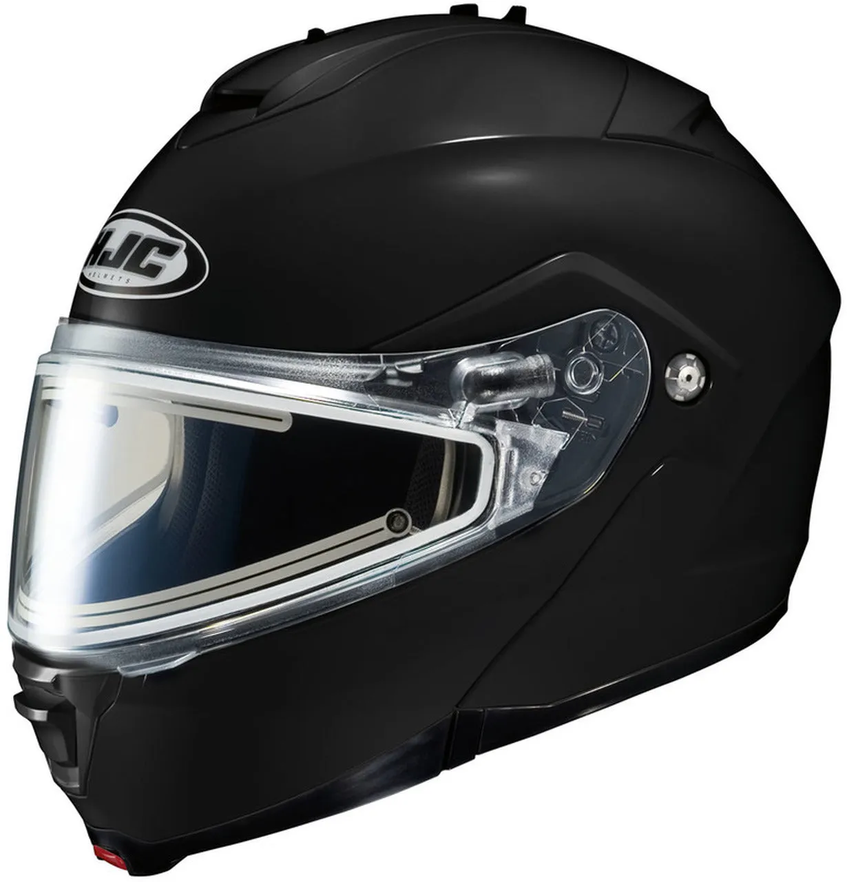HJC C91 Modular Snow Helmet Gloss Black Electric Shield