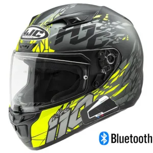 HJC i10 Full Face Bluetooth Helmet Pitfall Graphic MC-3HSF