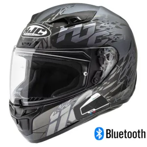 HJC i10 Full Face Bluetooth Helmet Pitfall Graphic MC-5SF