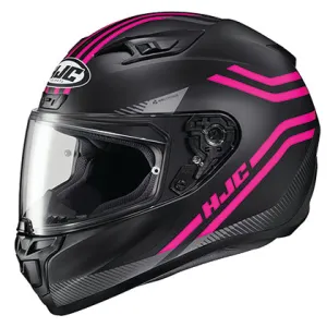 HJC i10 Full Face Helmet Strix Graphic MC8SF Pink