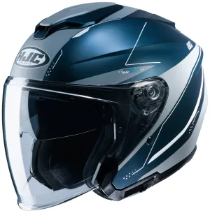 HJC i30 Open Face Helmet Slight Graphic MC-2SF Blue