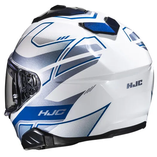 HJC i71 Full Face Bluetooth Helmet Iorix MC-2 11b Installed