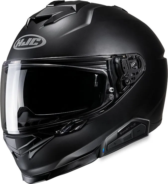 HJC i71 Full Face Helmet Plus Smart HJC 21b Bluetooth Headset Matte Black