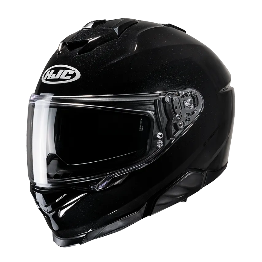 HJC i71 Full Face Helmet Plus Smart HJC 50b Bluetooth Headset Gloss Black