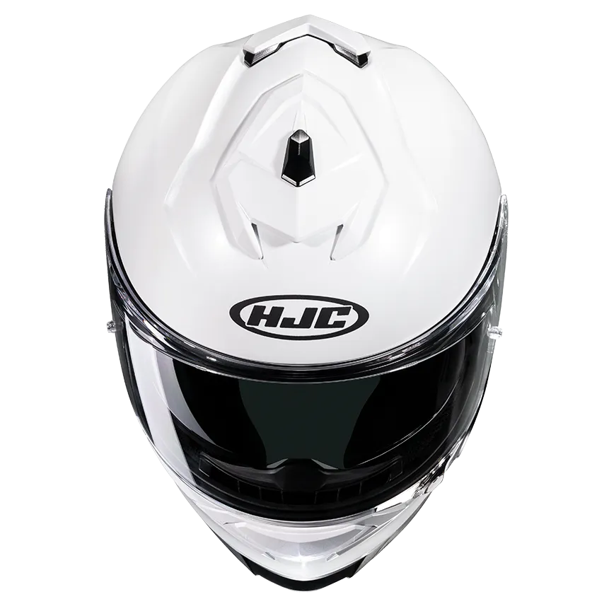 HJC i71 Full Face Helmet Smart HJC 21b Bluetooth Headset Gloss White