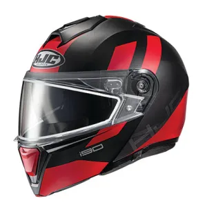 HJC i90 Modular Snow Helmet Electric Shield Syrex Graphic MC1SF