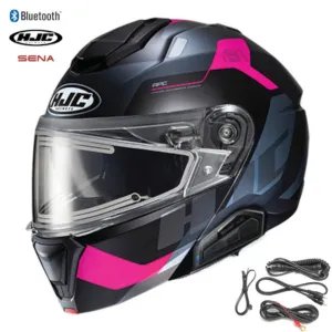 HJC i91 Bluetooth Snow Helmet Carst MC-8SF Electric Shield