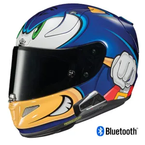 HJC RPHA 11 Pro Full Face Bluetooth Helmet Sonic Sega MC2 Size Large