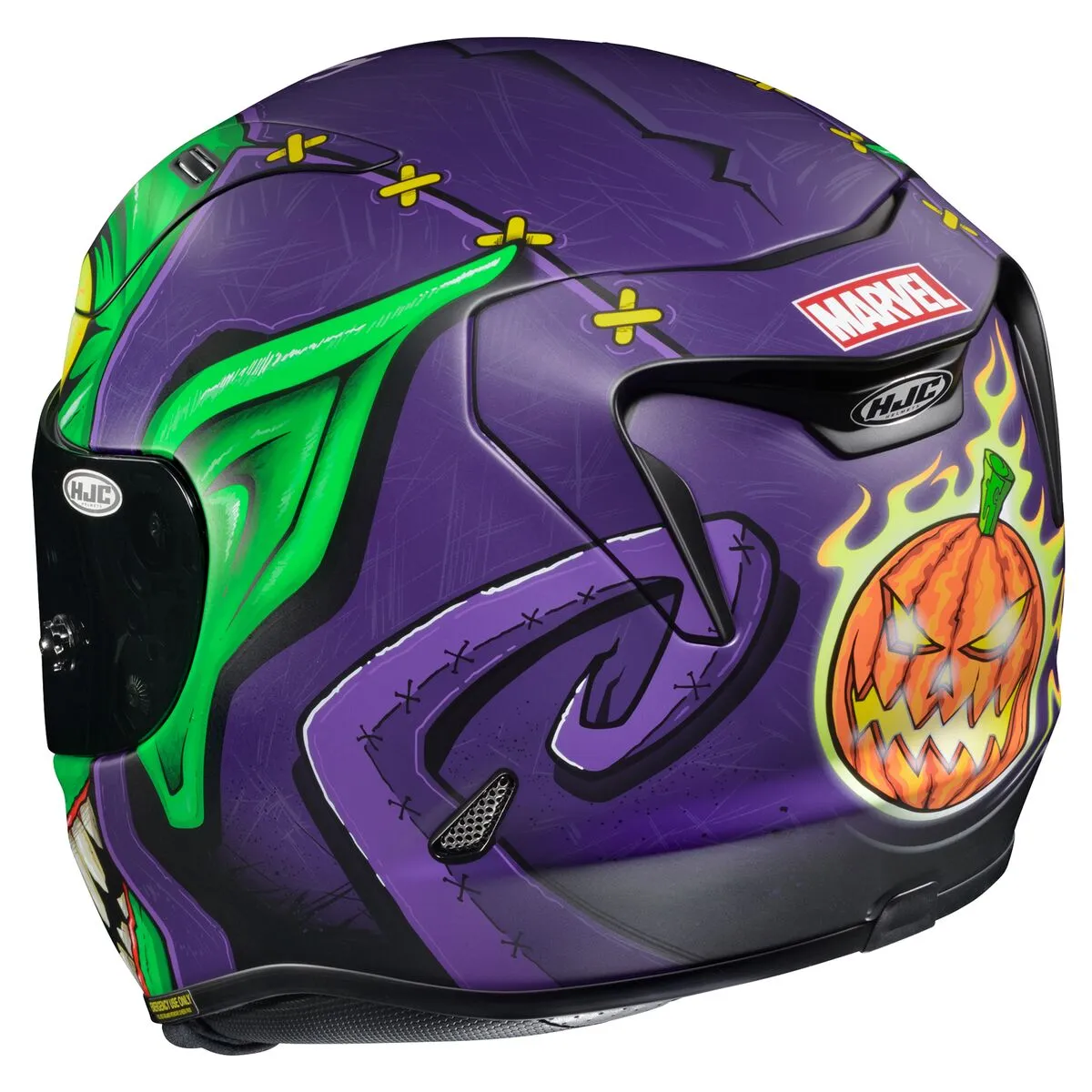 HJC RPHA 11 Pro Green Goblin Bluetooth Helmet
