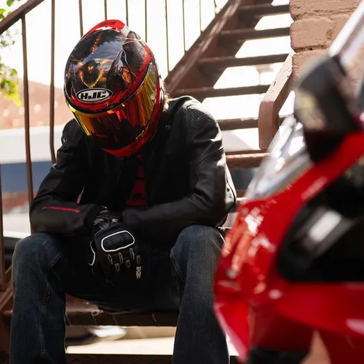 HJC RPHA 12 Full Face Bluetooth Helmet Diablo Blizzard MC-1