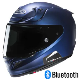 HJC RPHA 12 Full Face Bluetooth Helmet Semi Flat Metallic Blue