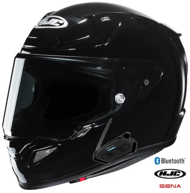 HJC RPHA 12 Full Face Sena Bluetooth Helmet Gloss Black