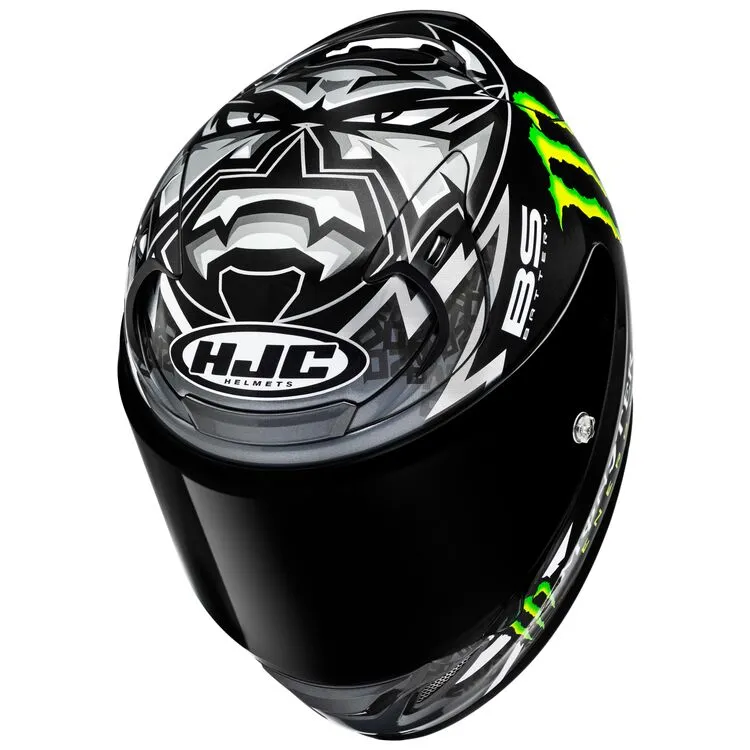 HJC RPHA 12N Full Face Bluetooth Helmet Quartararo Replica MC-5