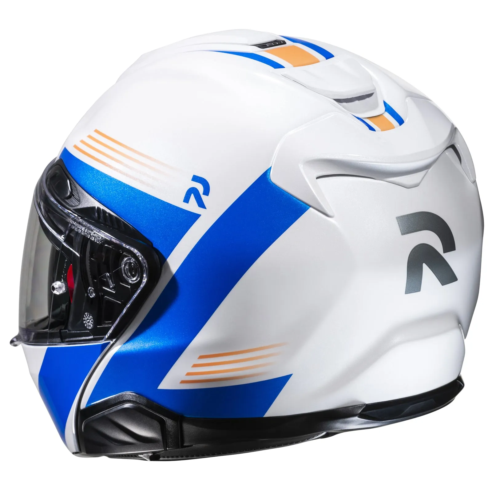 HJC RPHA 91S Bluetooth Helmet Abbes MC-27SF 11b Installed