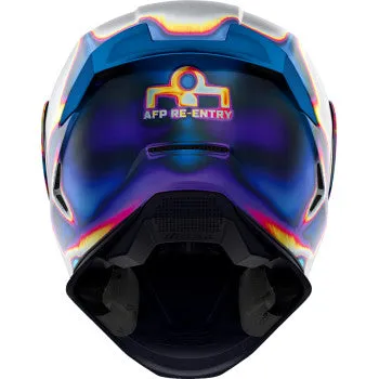 Icon Airfame Pro Bluetooth Full Face Helmet Re-Entry Silver