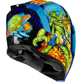 Icon Airflite Bluetooth Helmet Bugoid Blitz Blue