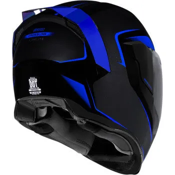 Icon Airflite Bluetooth Helmet Crosslink Blue