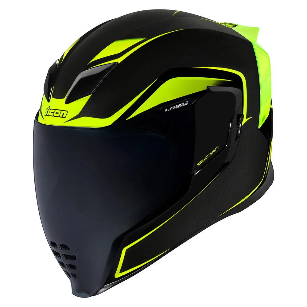 Icon Airflite Crosslink Hi Viz Helmet