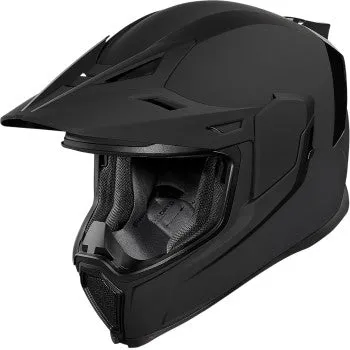 Icon Airflite Moto Helmet Rubatone Black