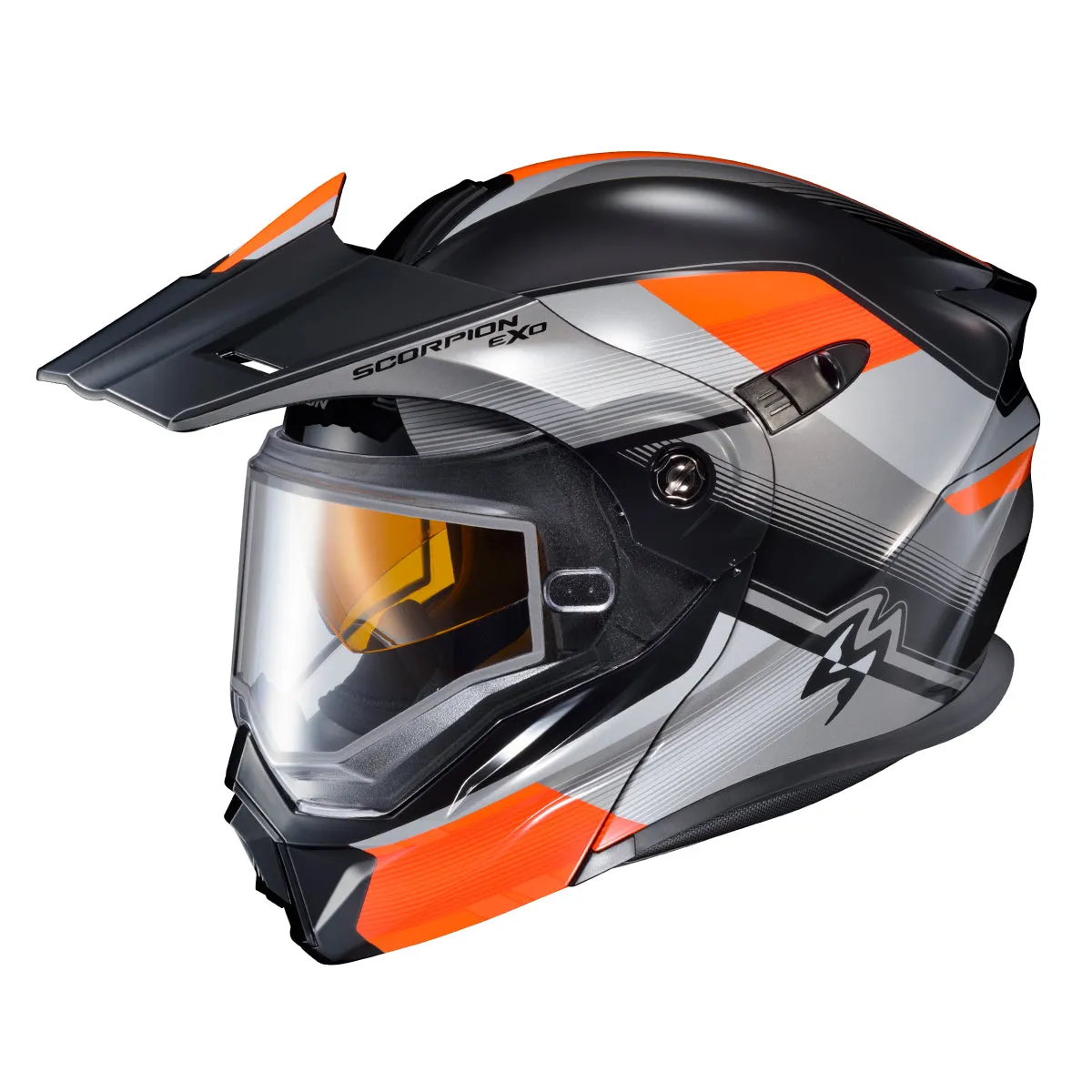 Scorpion EXO-AT950 Dual Sport Snow Helmet Zec Orange