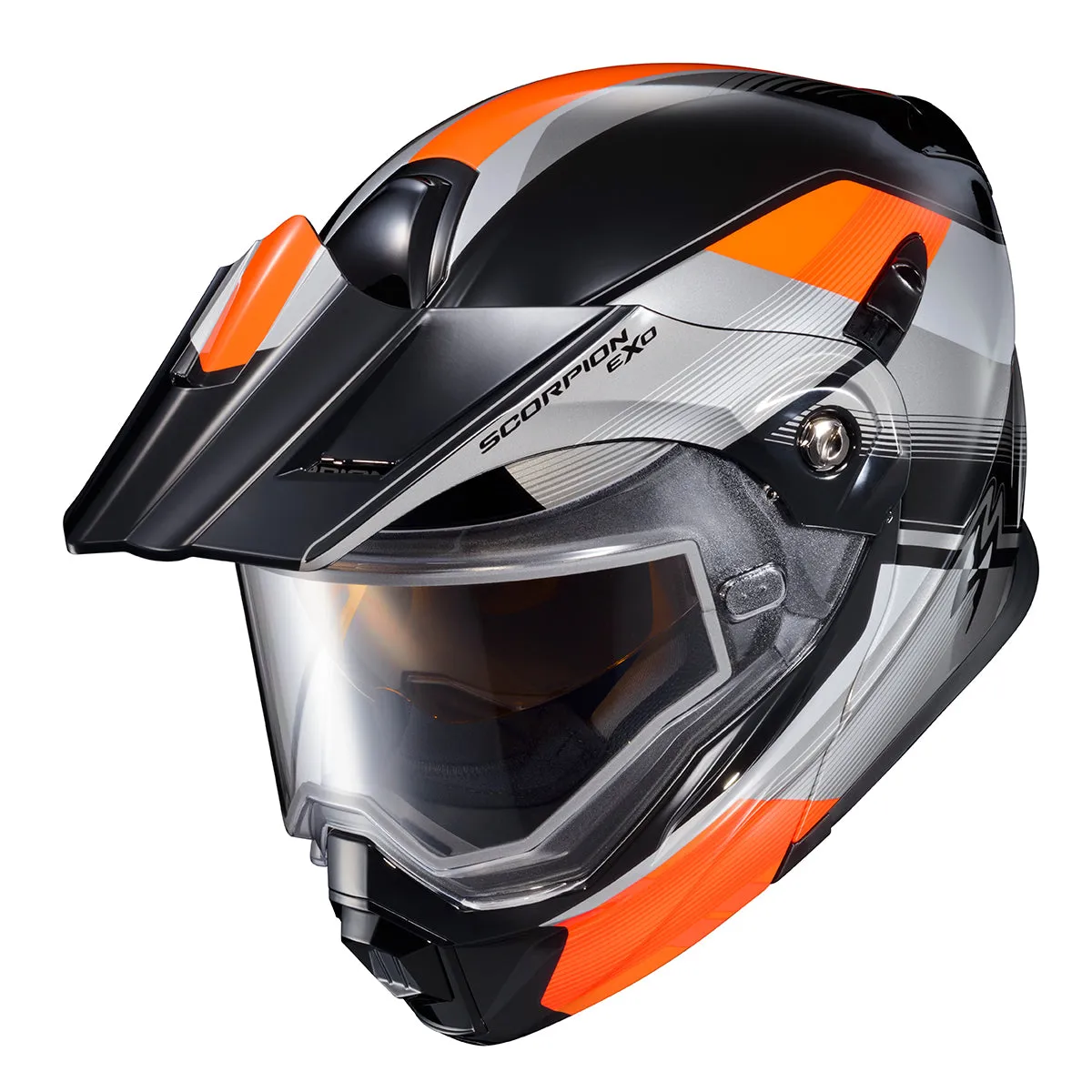 Scorpion EXO-AT950 Dual Sport Snow Helmet Zec Orange