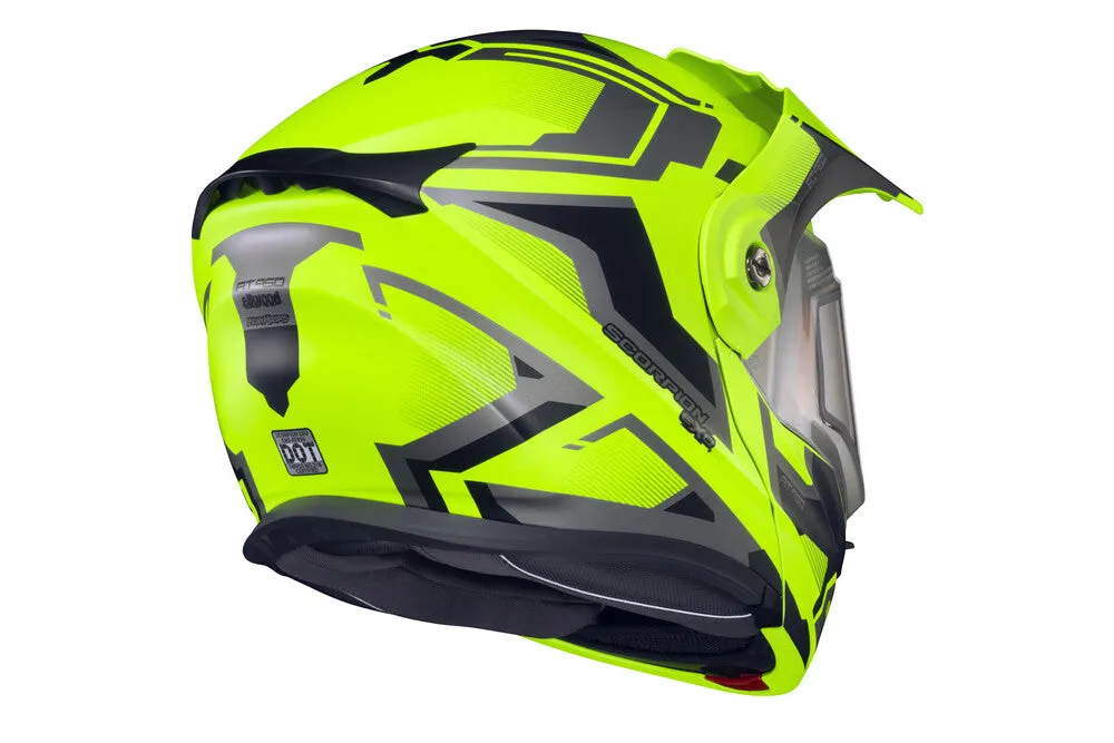 Scorpion EXO-AT950 Modular Snow Helmet Ellwood Graphic Hi Vis