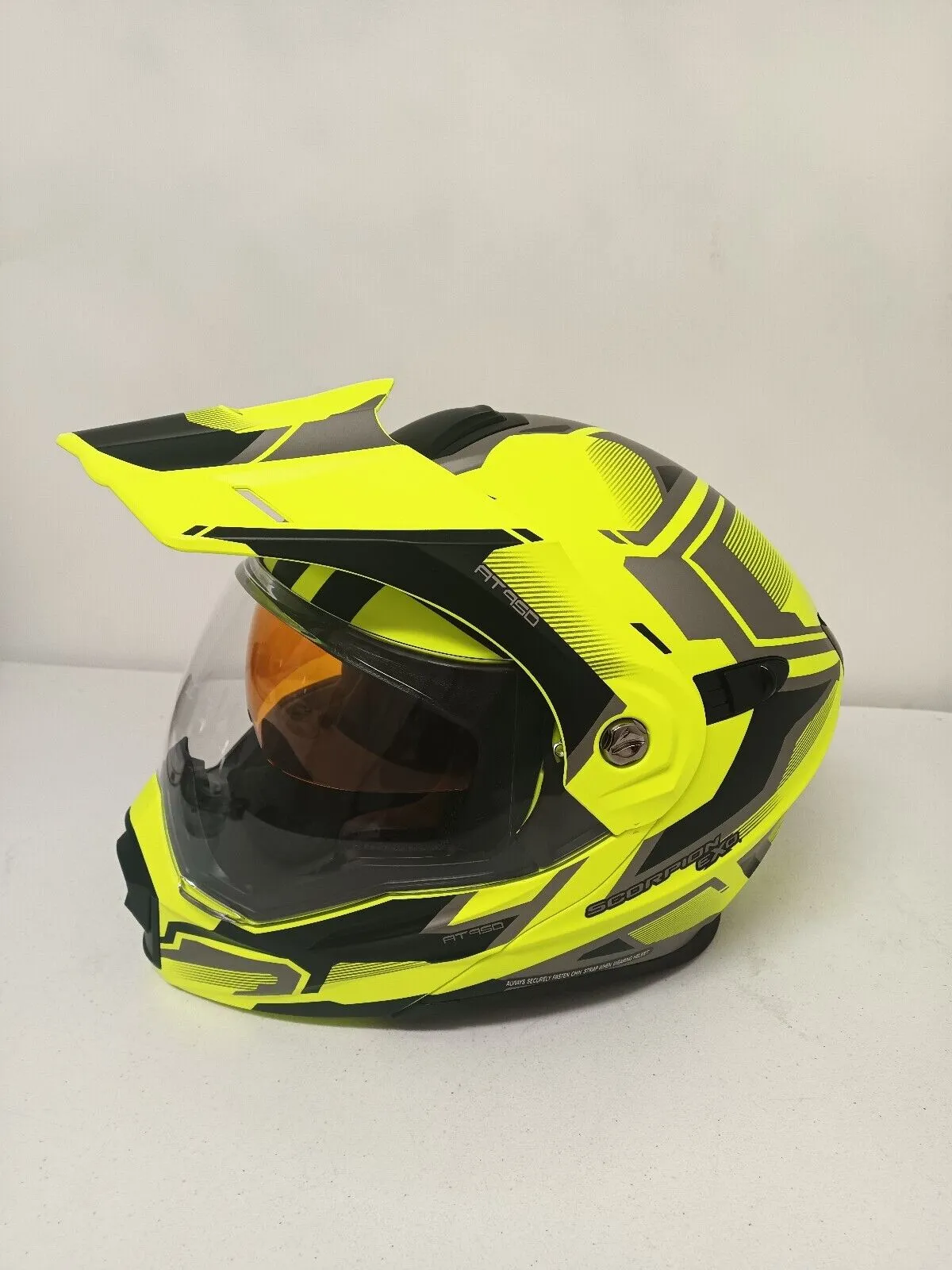 Scorpion EXO-AT950 Modular Street Helmet Ellwood Graphic Hi Vis