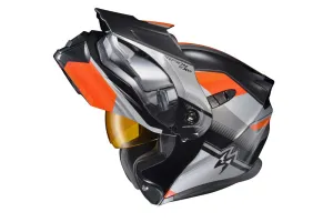 Scorpion EXO-AT950 Snow Helmet Zec Orange Electric Shield