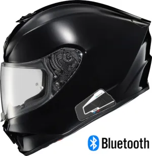 Scorpion EXO-R330 Full Face Bluetooth Helmet Gloss Black