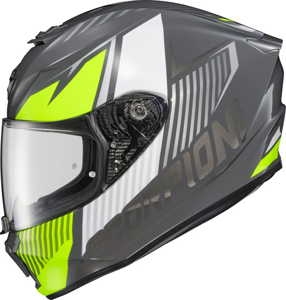 Scorpion EXO-R330 Full Face Helmet Hawker Hi Viz