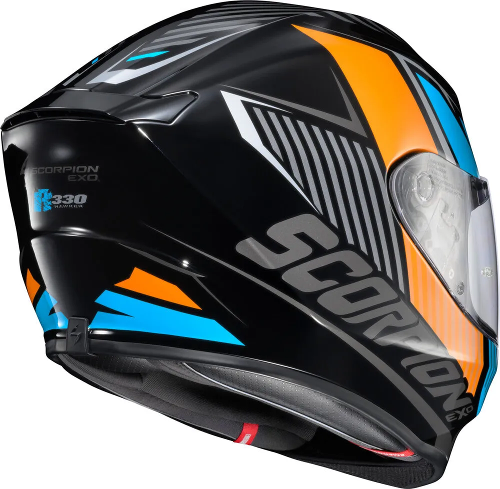 Scorpion EXO-R330 Full Face Helmet Hawker Light Blue