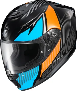 Scorpion EXO-R330 Full Face Helmet Hawker Light Blue