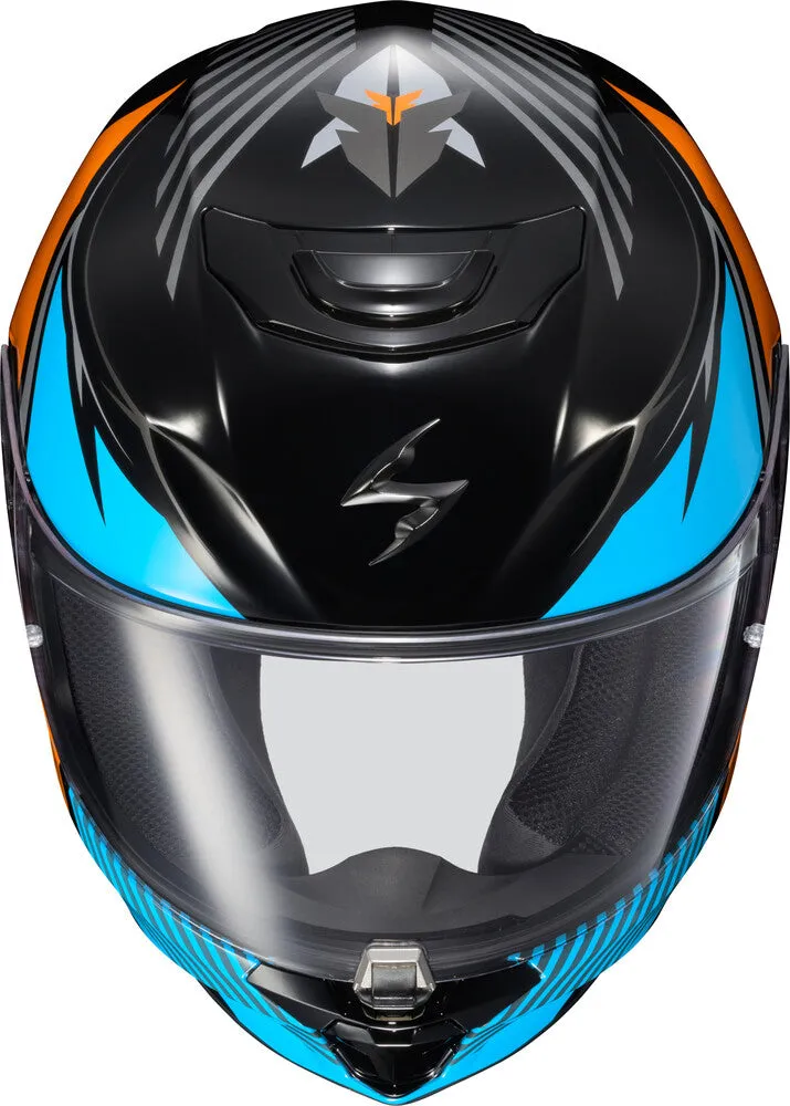 Scorpion EXO-R330 Full Face Helmet Hawker Light Blue