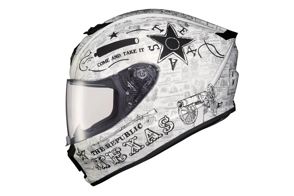 Scorpion EXO-R420  Full Face Helmet Lone Star White