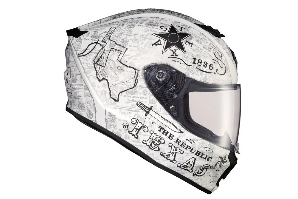 Scorpion EXO-R420  Full Face Helmet Lone Star White