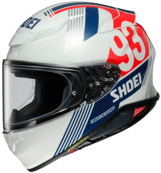 Shoei RF-1400 Full Face Helmet MM93 Retro TC-10