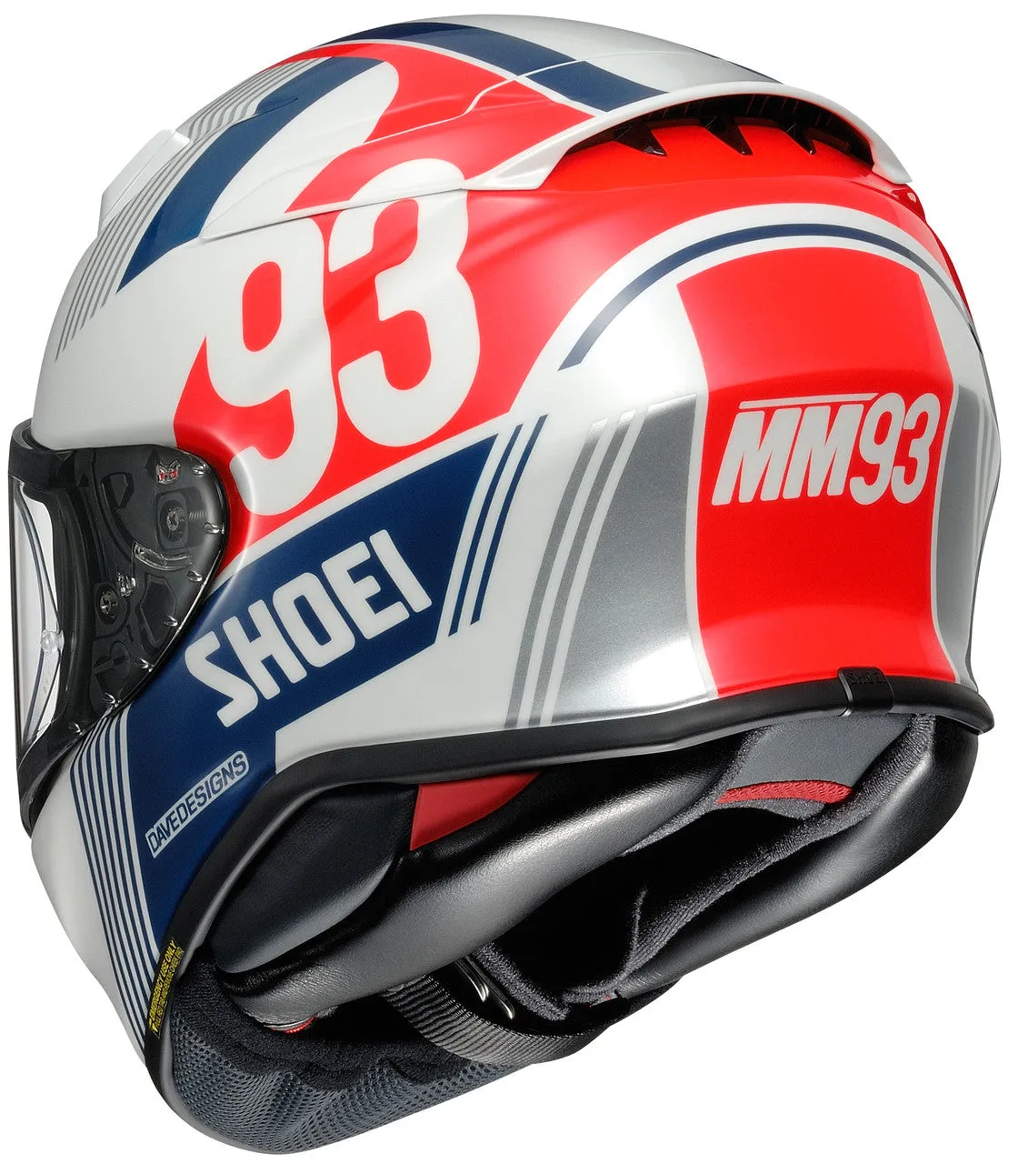 Shoei RF-1400 Full Face Helmet MM93 Retro TC-10