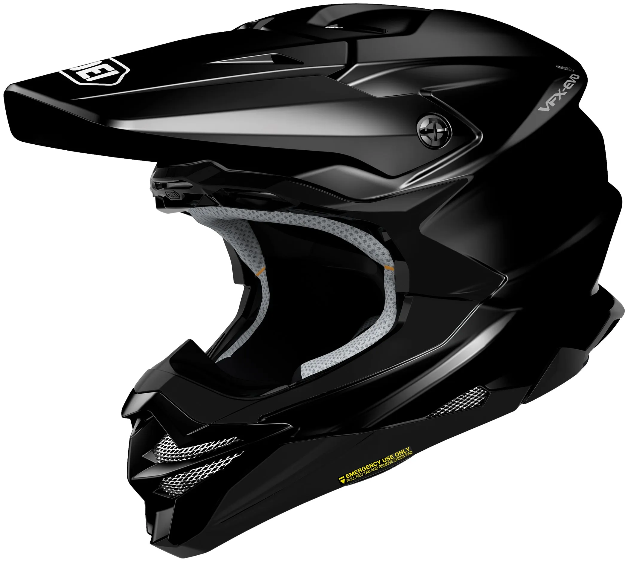 Shoei VFX-EVO Off Road Helmet Gloss Black Size Large (Open Box)