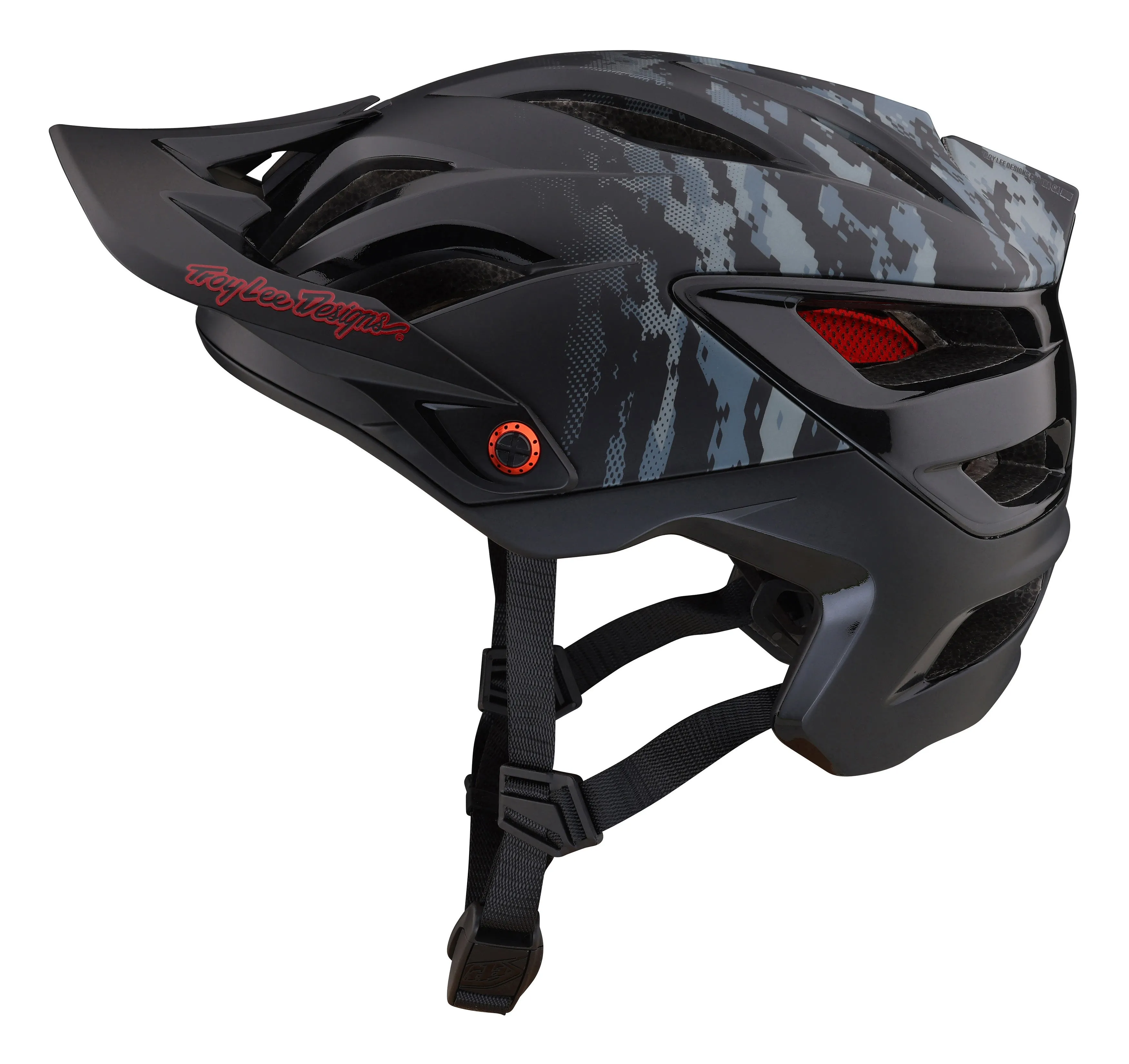 Troy Lee Designs A3 MTB Helmet with MIPS - Digi Camo - Black - 2023