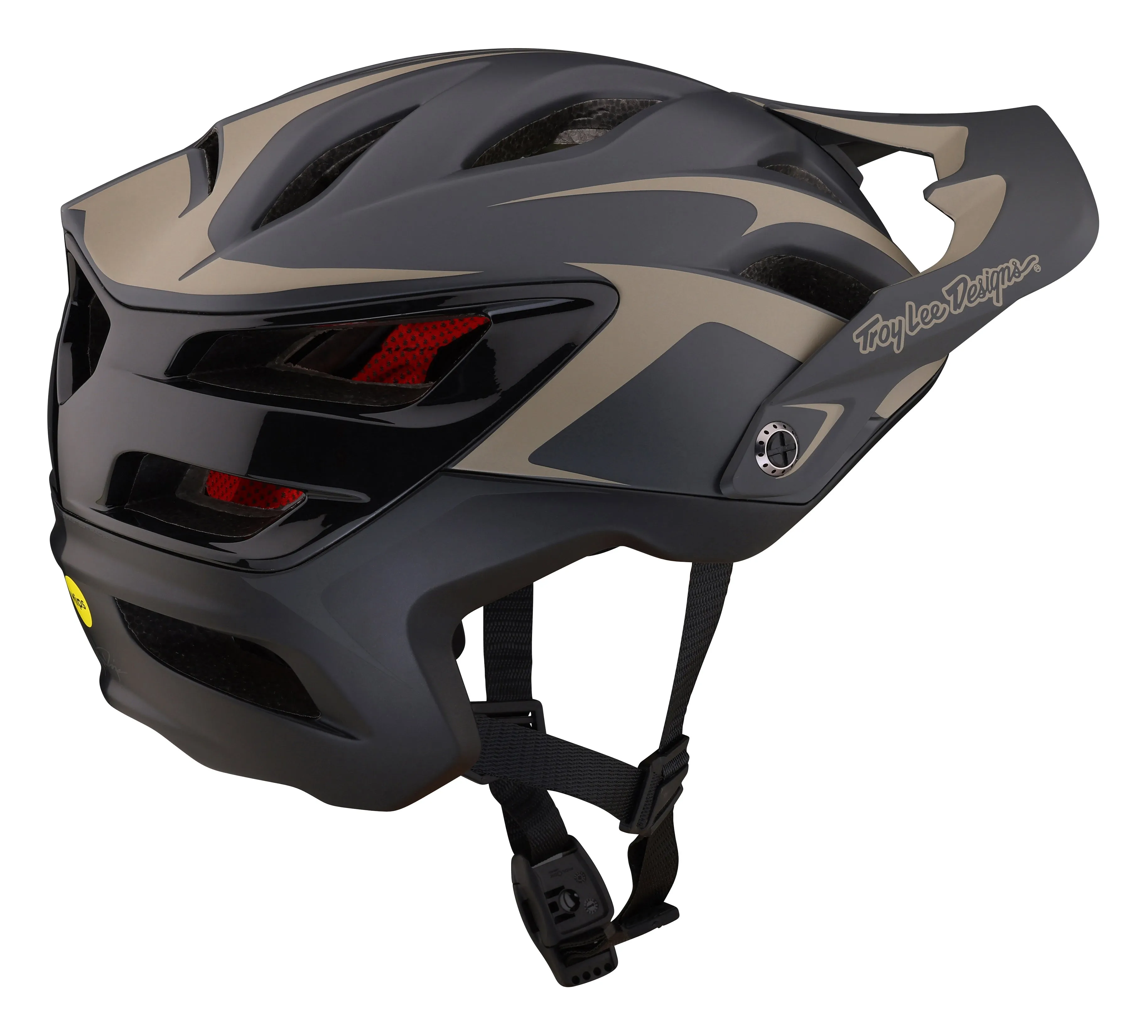 Troy Lee Designs A3 MTB Helmet with MIPS - Fang - Charcoal-Phantom - 2023