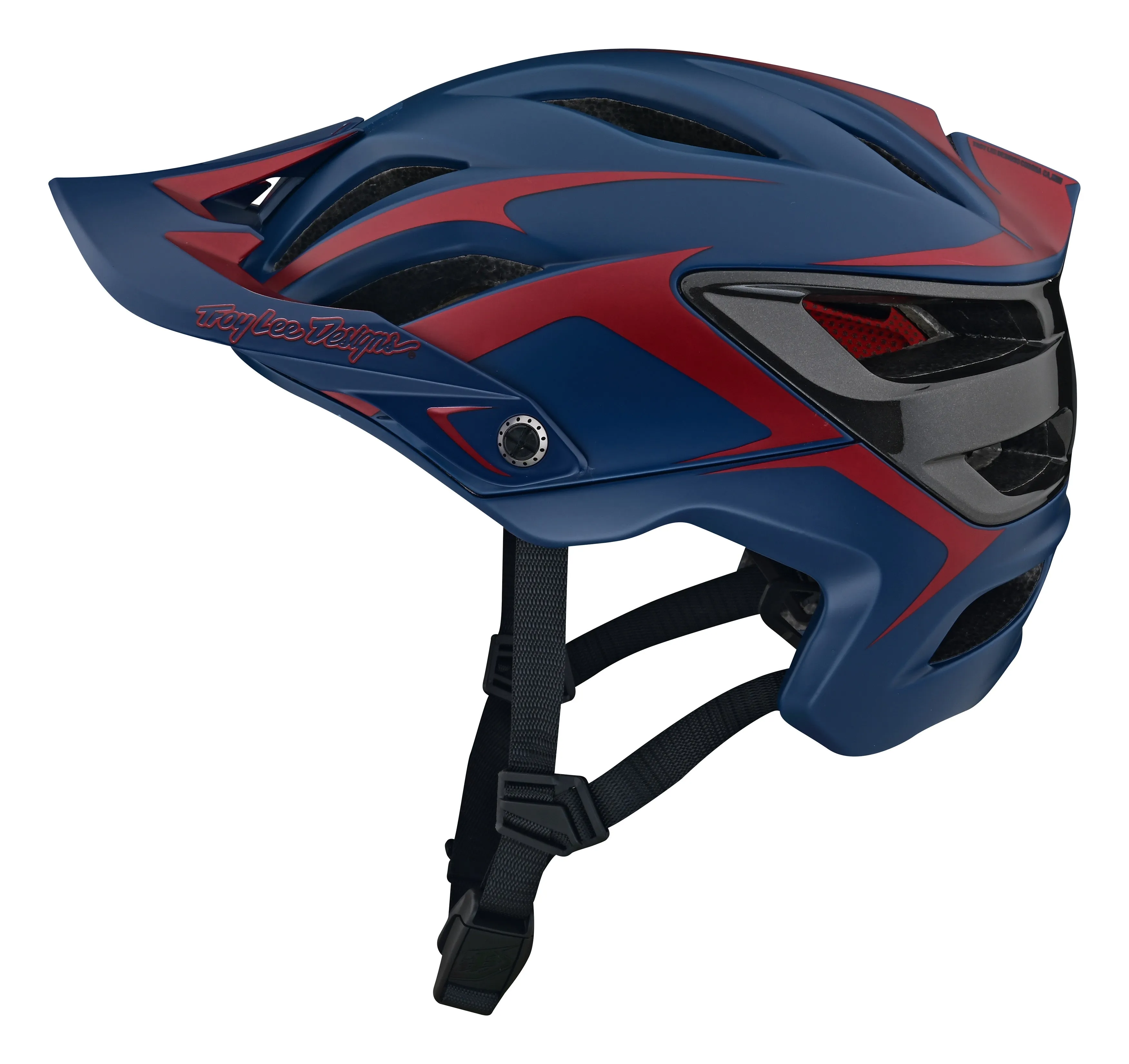Troy Lee Designs A3 MTB Helmet with MIPS - Fang - Dark Blue-Burgundy - 2023