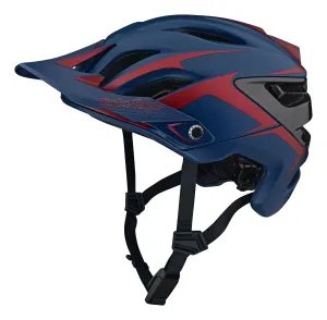 Troy Lee Designs A3 MTB Helmet with MIPS - Fang - Dark Blue-Burgundy - 2023