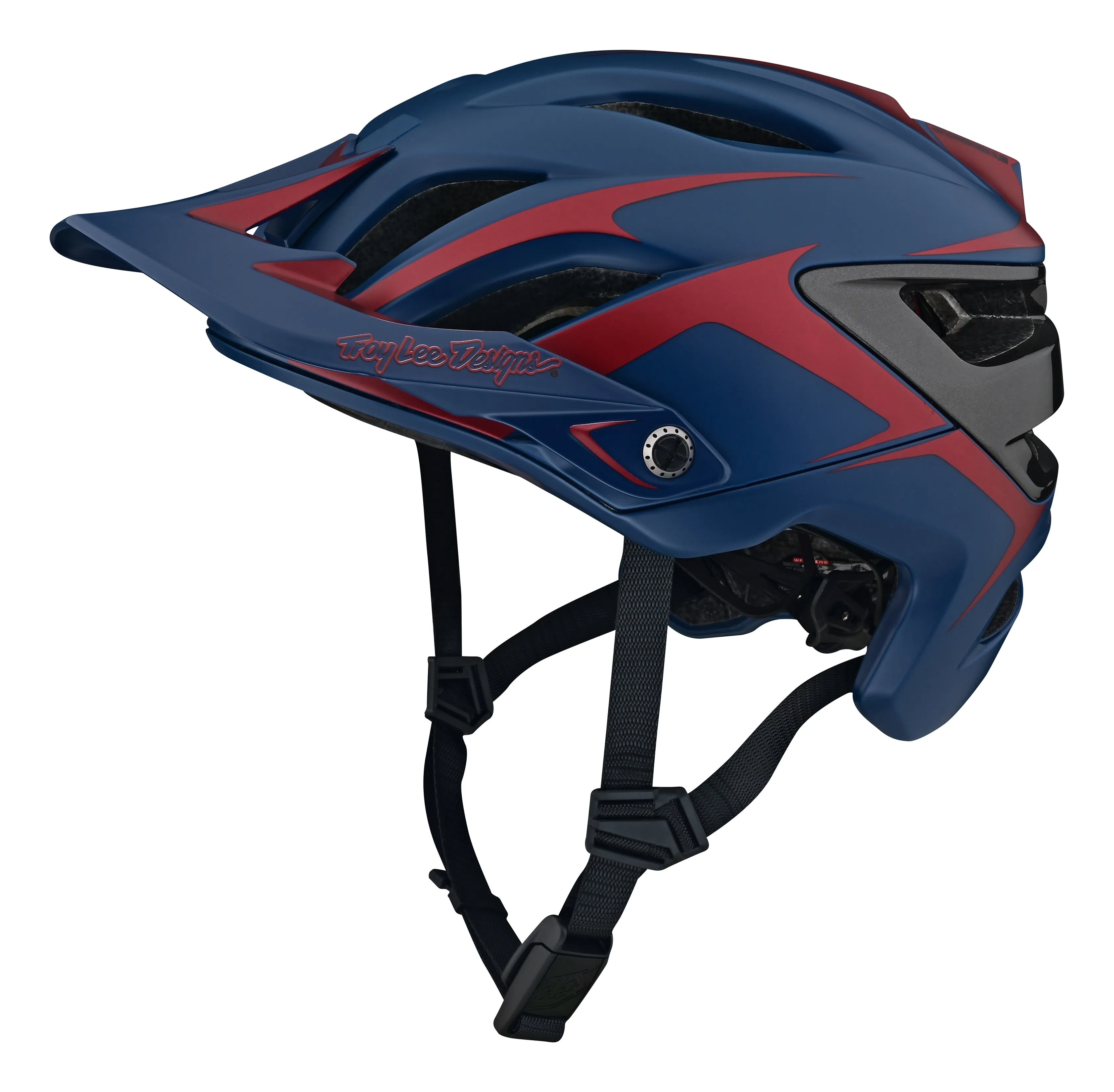 Troy Lee Designs A3 MTB Helmet with MIPS - Fang - Dark Blue-Burgundy - 2023