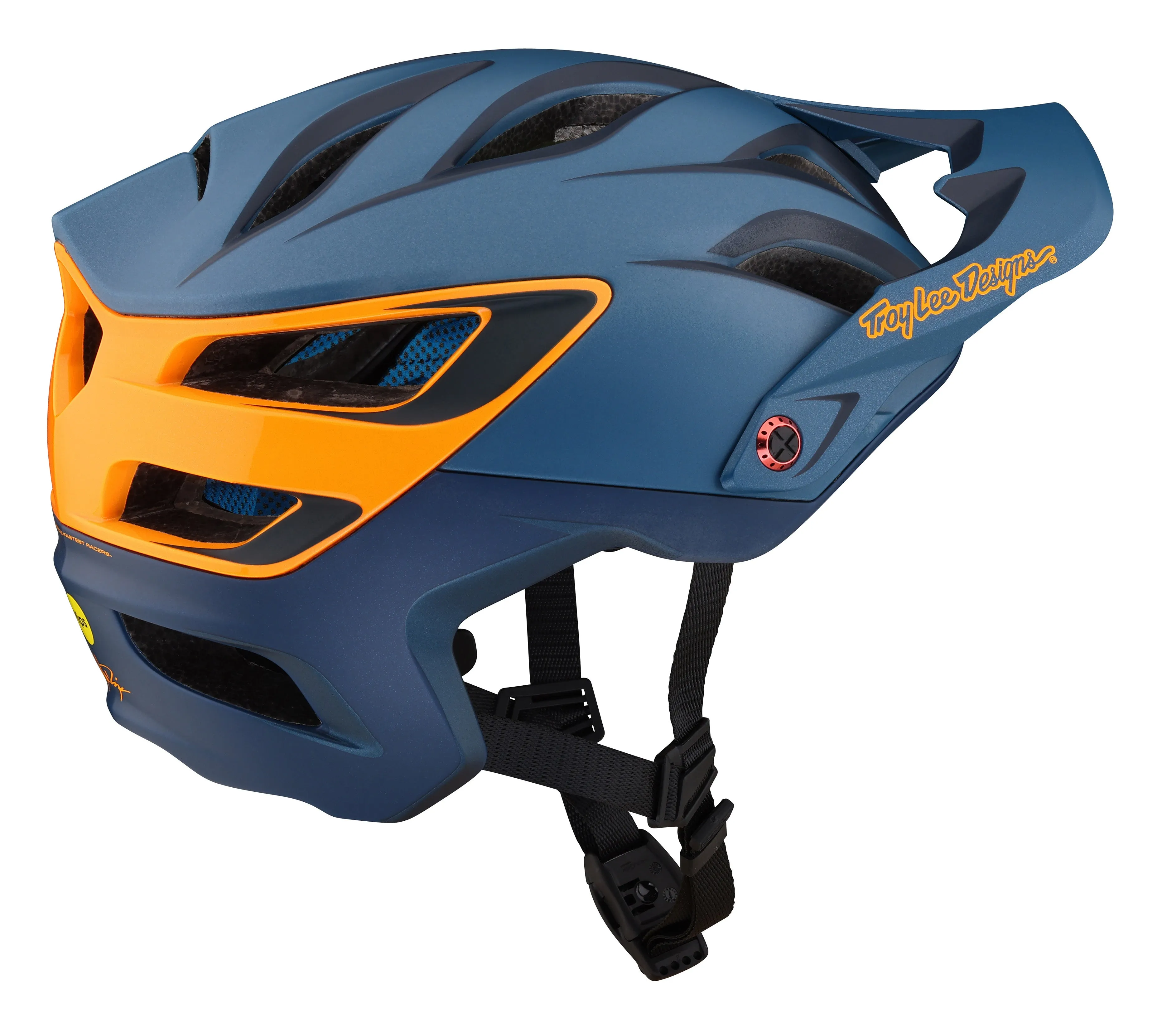Troy Lee Designs A3 MTB Helmet with MIPS - Uno - Blue - 2023