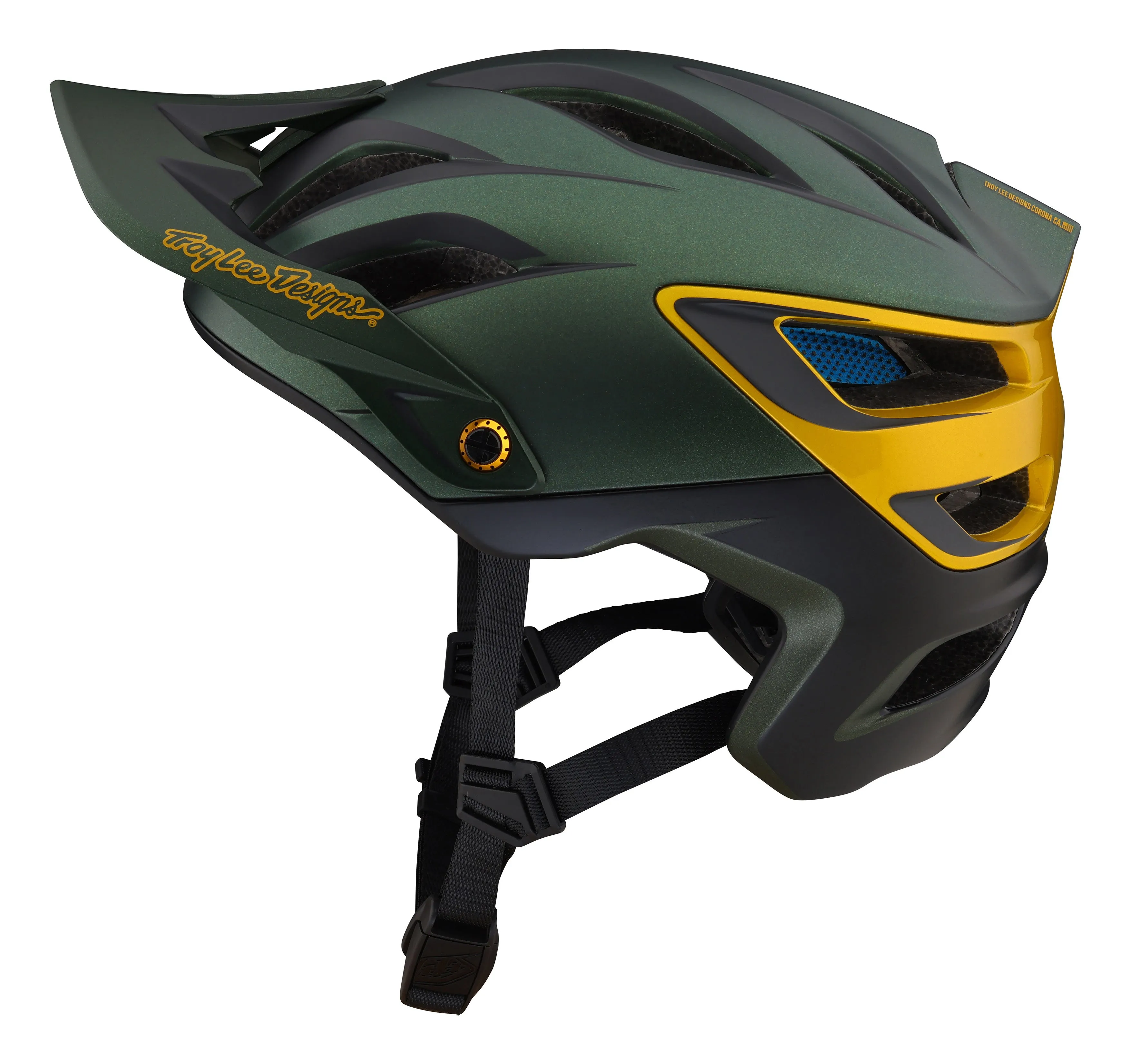 Troy Lee Designs A3 MTB Helmet with MIPS - Uno - Green