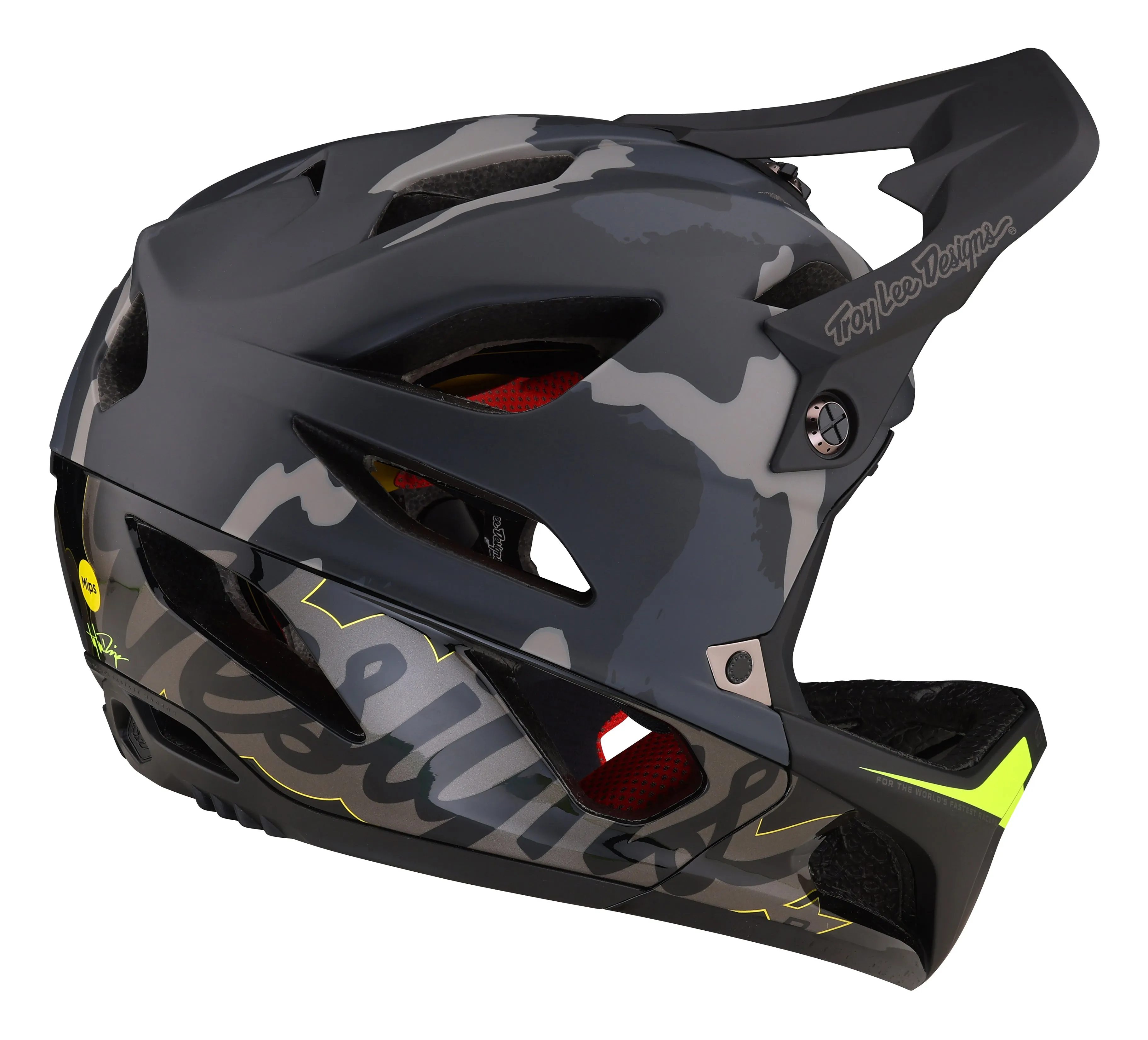 Troy Lee Designs Stage Full Face Helmet with MIPS - Signature Camo - Black - 2023